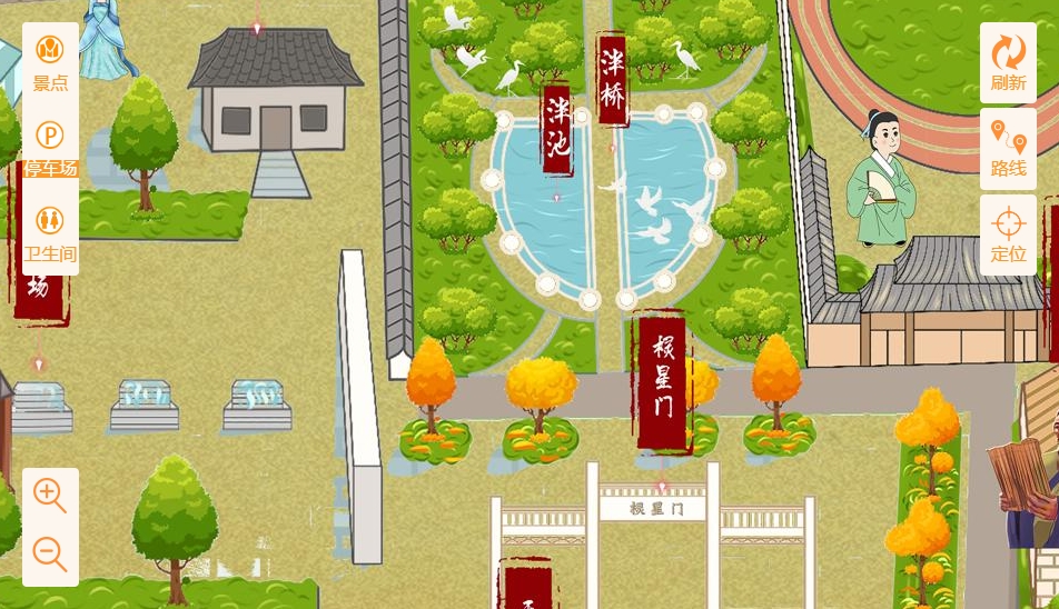 察哈尔右翼后手绘地图景区语音讲解导览系统：智慧景区建设的基石